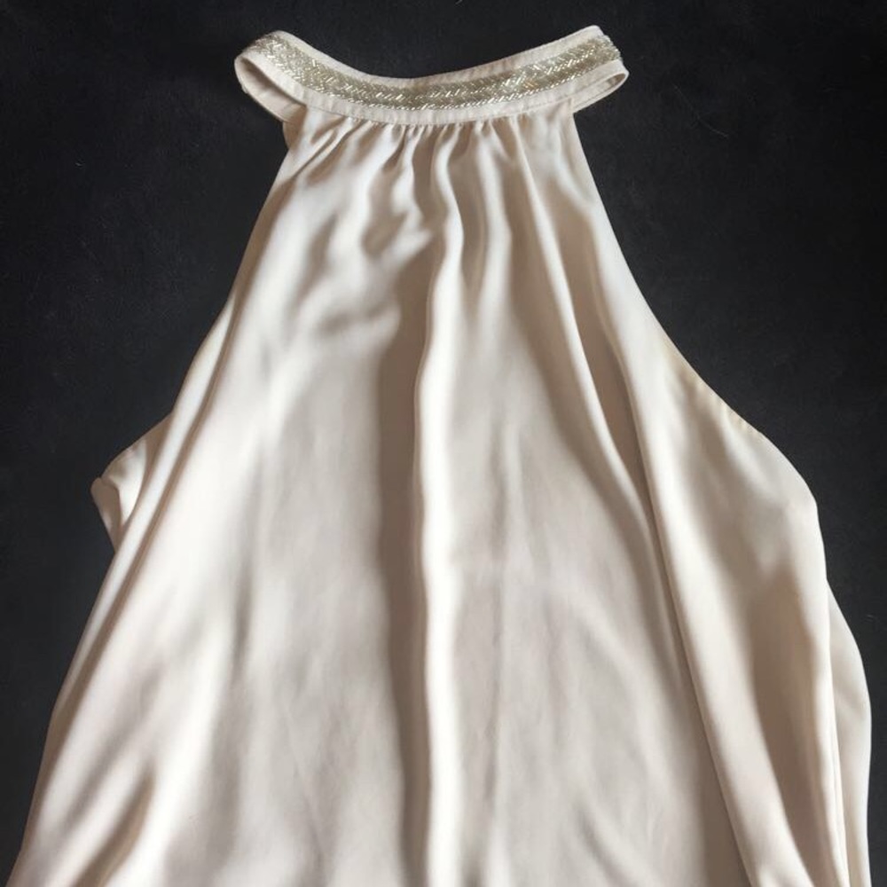 Beautiful beige dress top